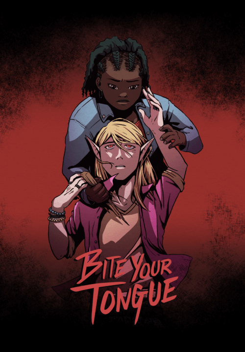 Ad for Bite Your Tongue comic
